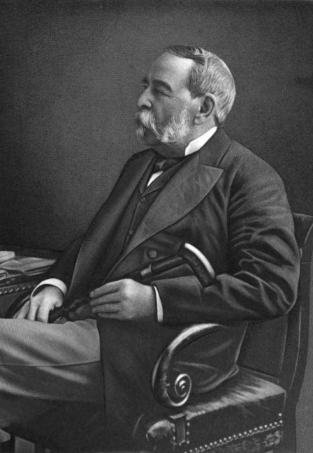 Warren Delano II (1809-1898) later in life.
Senior Partner of Russell & Co., China Merchants, New York
