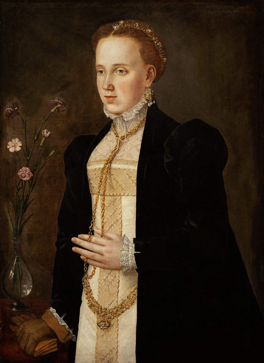 Portrait of Philippine Welser (1527-1580)