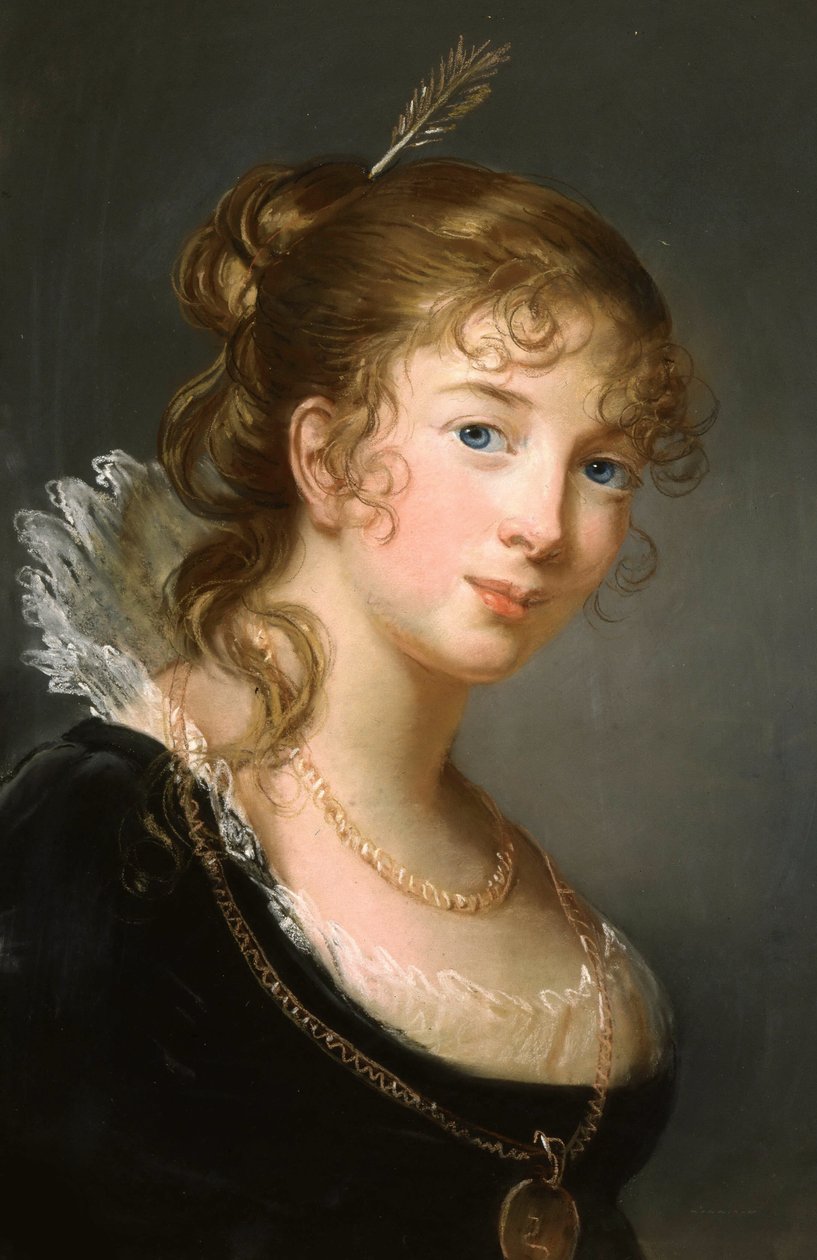 (Princess Frederica Dorothea Louise Philippine of Prussia 1770-1836, Countess Radziwill, c. 1801. )